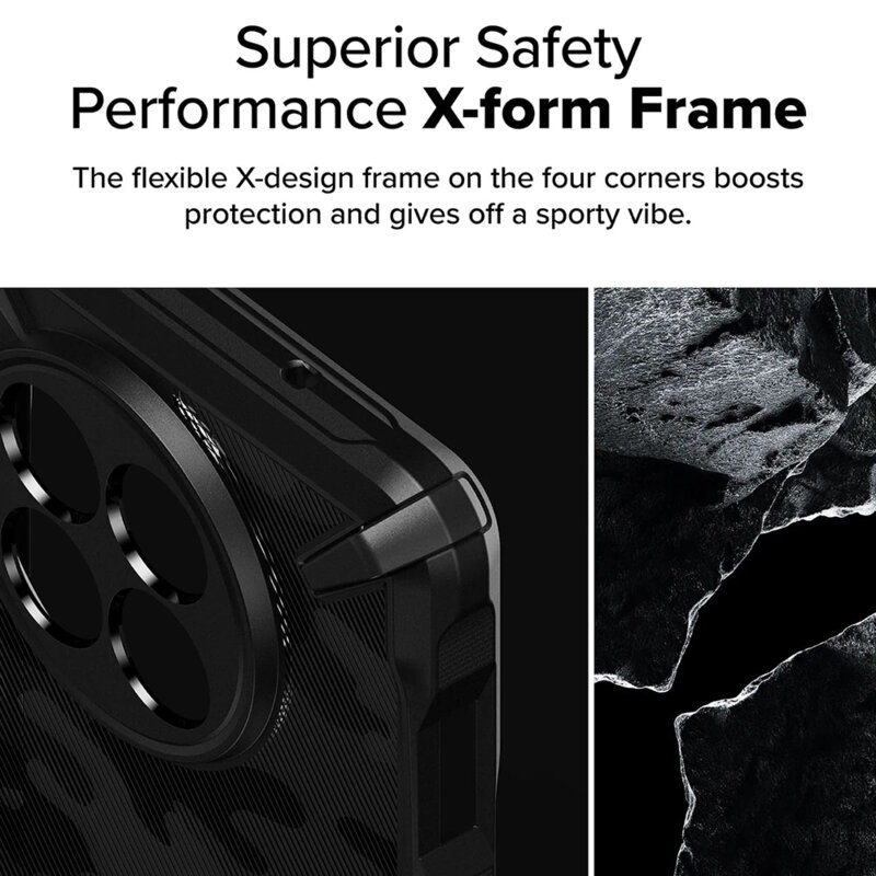 Husa OnePlus 13R Ringke Fusion X Design, camuflaj