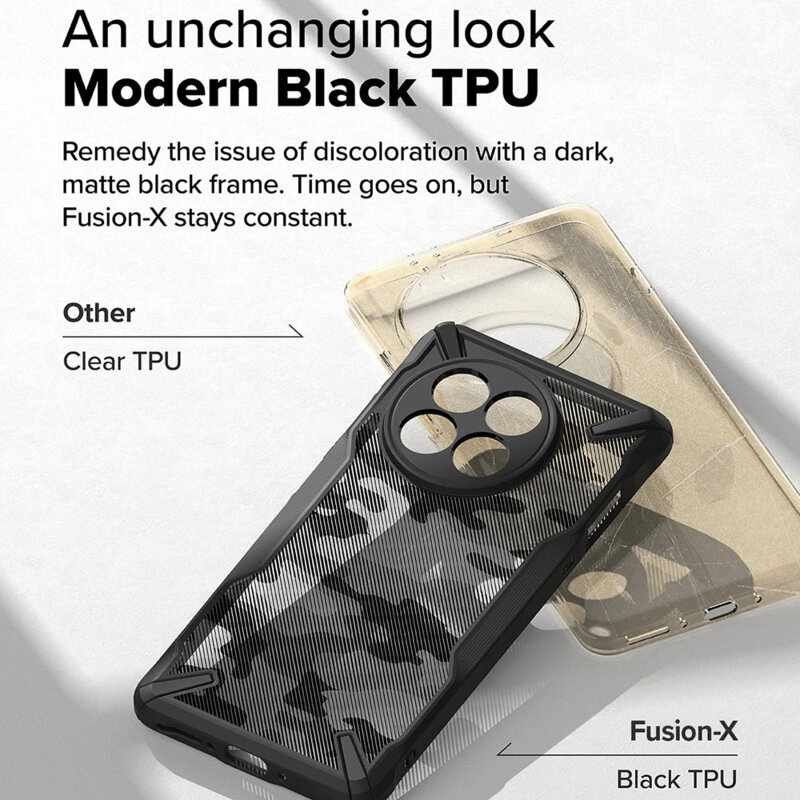 Husa OnePlus 13R Ringke Fusion X Design, camuflaj