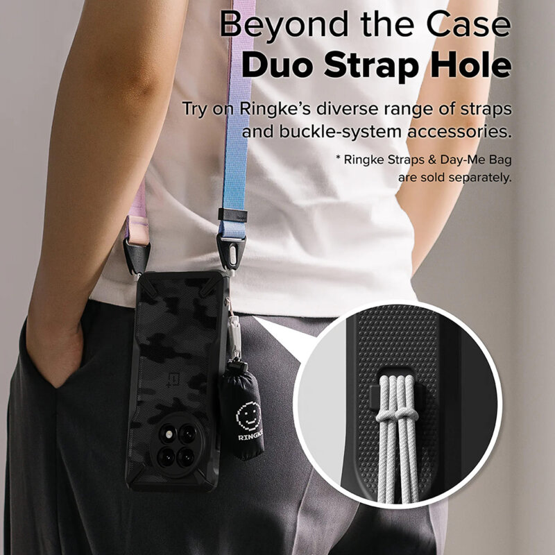 Husa OnePlus 13R Ringke Fusion X Design, camuflaj