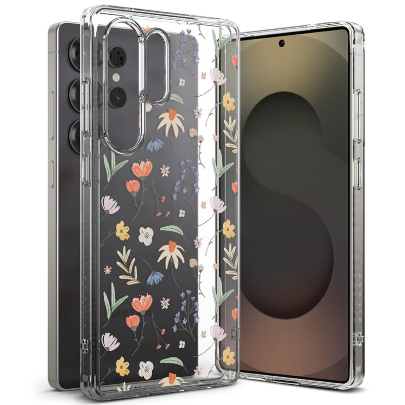 Husa Samsung Galaxy S25 Ultra Ringke Fusion Design,  Dry Flowers