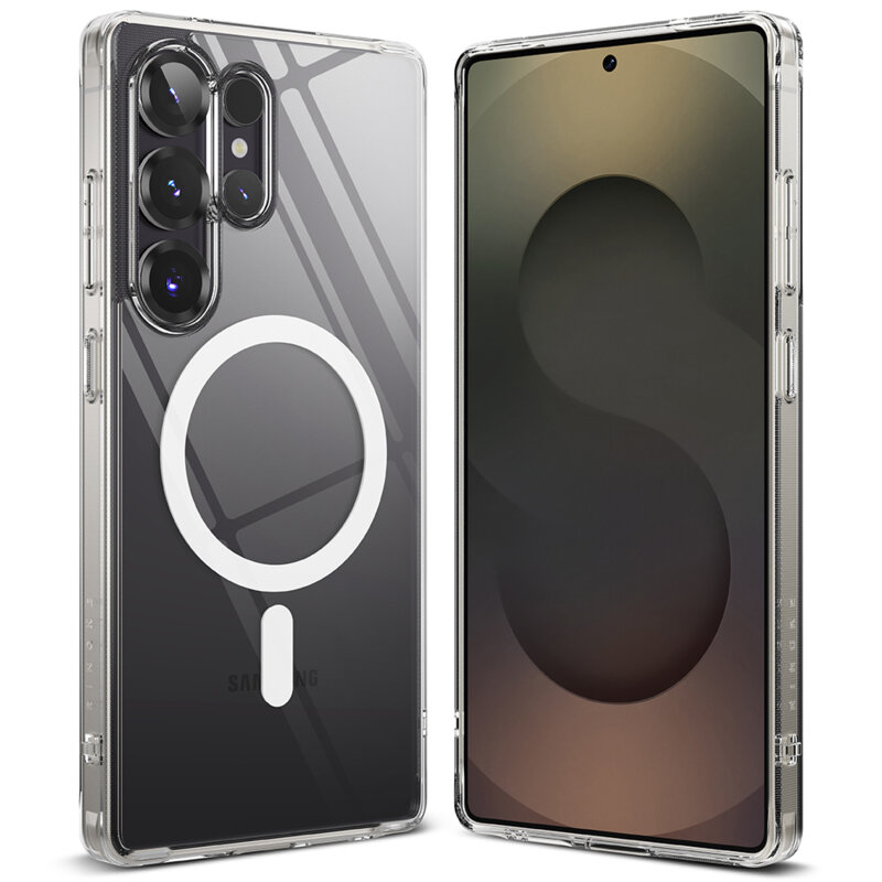 Husa Samsung Galaxy S25 Ultra Ringke Fusion MagSafe, transparenta
