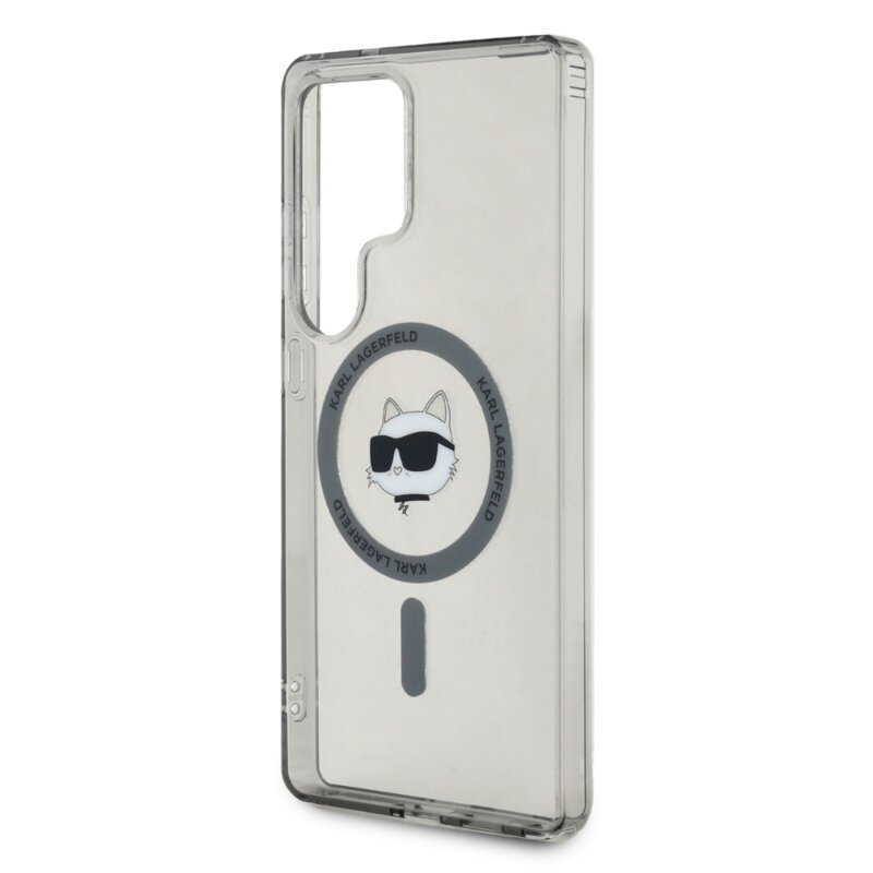 Husa Samsung Galaxy S25 Ultra Karl Lagerfeld IML MagSafe, Choupette`s Head, KLHMS25LHLSCHK