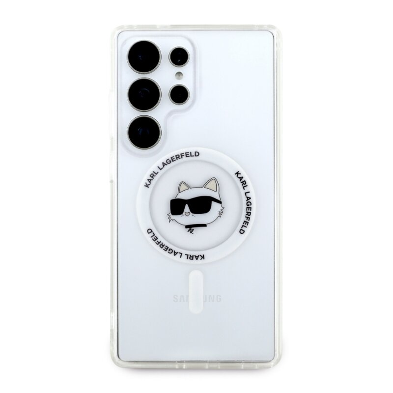 Husa Samsung Galaxy S25 Ultra Karl Lagerfeld IML MagSafe, Choupette`s Head, KLHMS25LHLSCHH