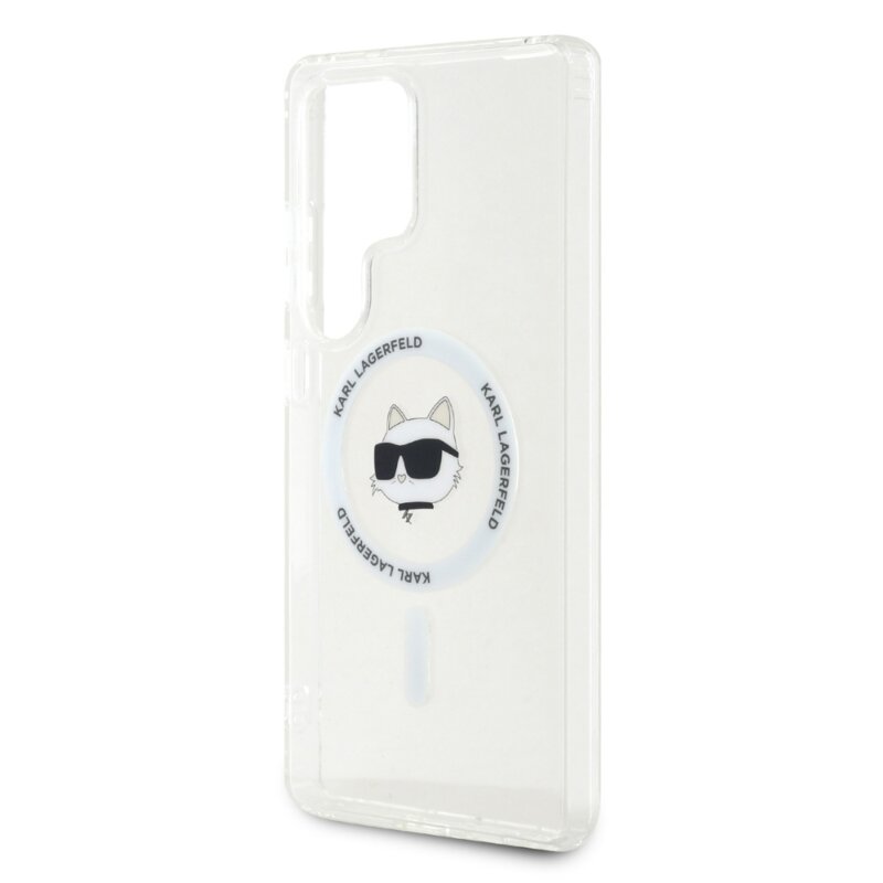Husa Samsung Galaxy S25 Ultra Karl Lagerfeld IML MagSafe, Choupette`s Head, KLHMS25LHLSCHH