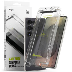 [Pachet 2x] Folie sticla Samsung Galaxy S25 Ultra Ringke Easy Slide Tempered Glass, transparenta
