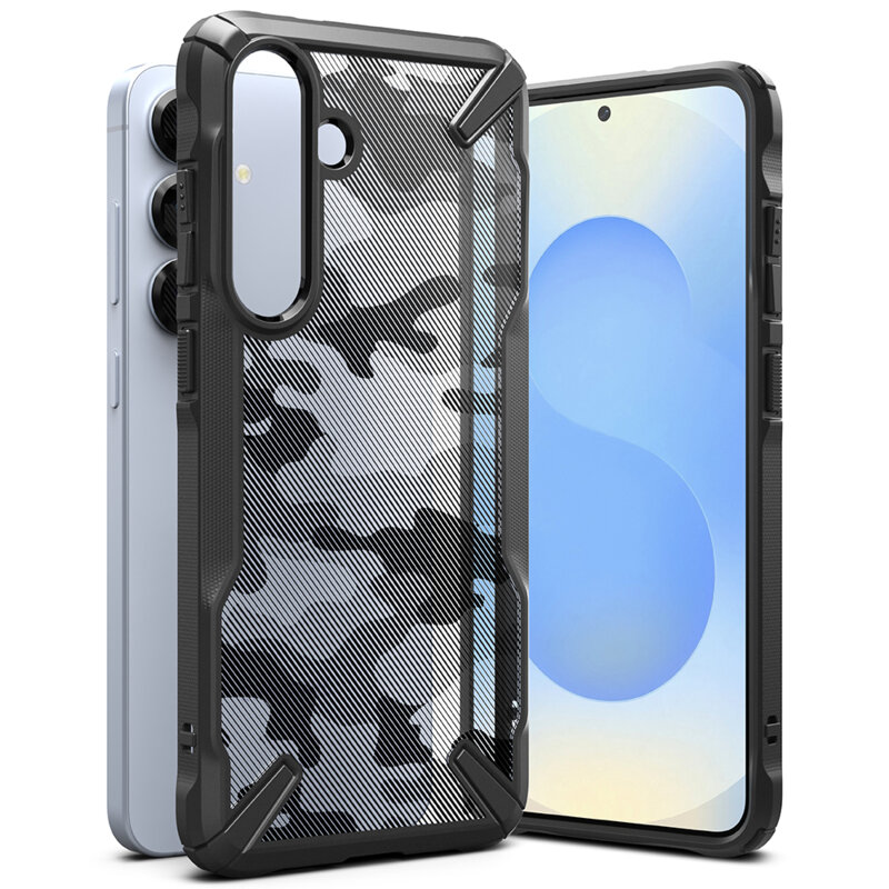 Husa Samsung Galaxy S25 Plus Ringke Fusion X Design, camuflaj
