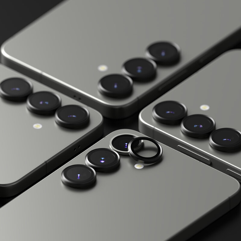 Folie sticla camera Samsung Galaxy S25 Plus Ringke Camera Lens Frame, negru