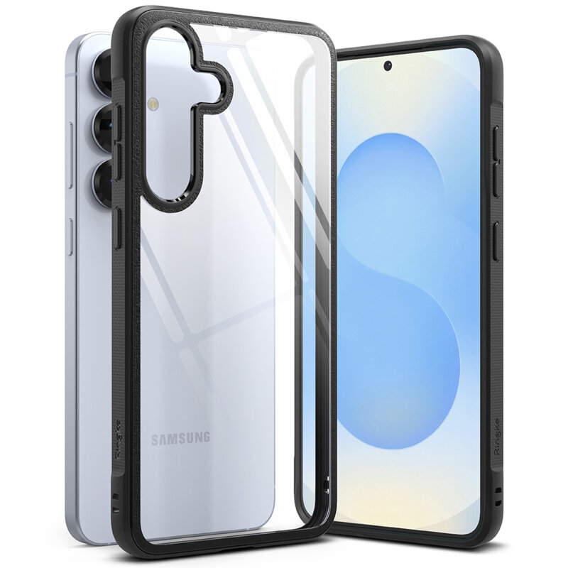 Husa Samsung Galaxy S25 Ringke Fusion Bold, negru