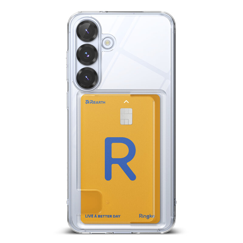 Husa Samsung Galaxy S25 Ringke Fusion Card , transparenta