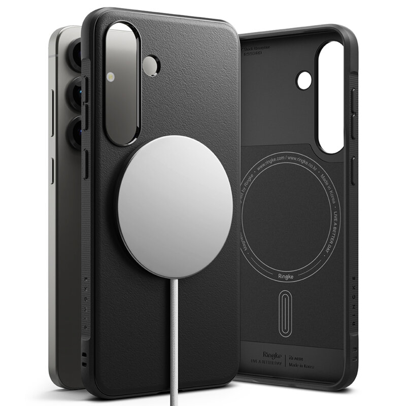 Husa Samsung Galaxy S25 Ringke Onyx MagSafe, negru