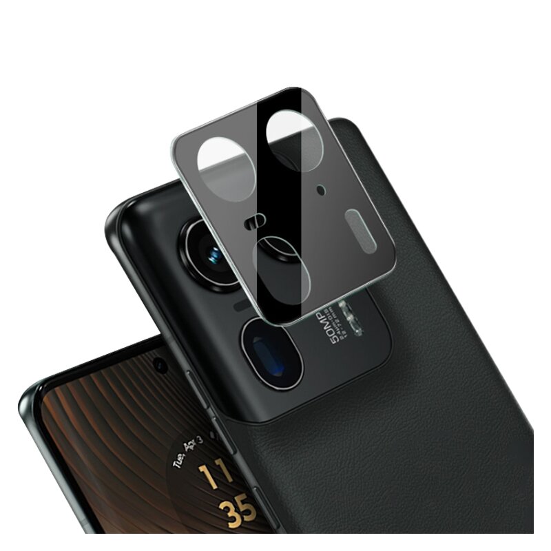 Folie camera Motorola Edge 50 Ultra Techsuit Full Glass, negru