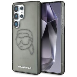 Husa Samsung Galaxy S25 Ultra Karl Lagerfeld IML Rhinestones, Karl Head, KLHCS25LHKHDCELK