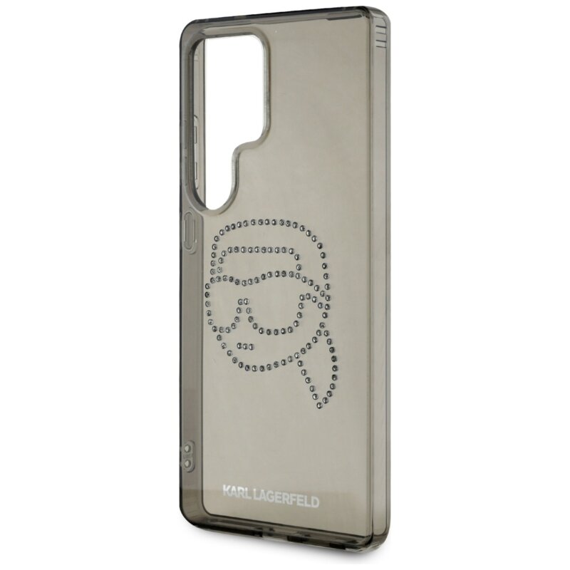 Husa Samsung Galaxy S25 Ultra Karl Lagerfeld IML Rhinestones, Karl Head, KLHCS25LHKHDCELK