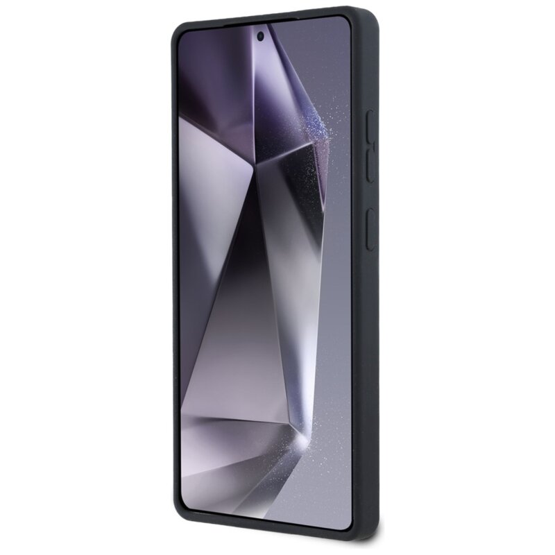 Husa Karl Lagerfeld Samsung Galaxy S25 Ultra Silicone Double Heads MagSafe, negru, KLHMS25LSKCHTCK