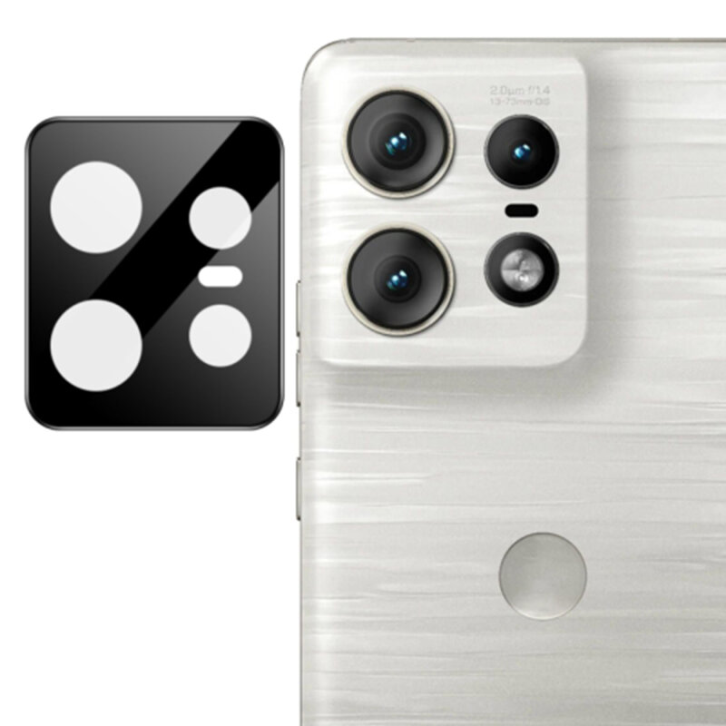 Folie camera Motorola Edge 50 Pro Techsuit Full Glass, negru