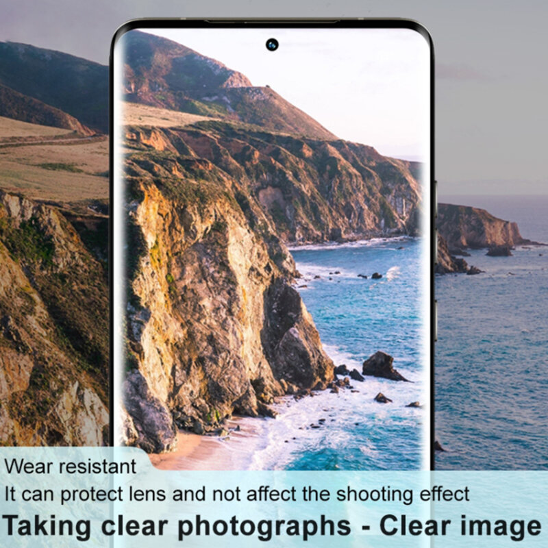Folie camera Motorola Edge 50 Pro Techsuit Full Glass, negru