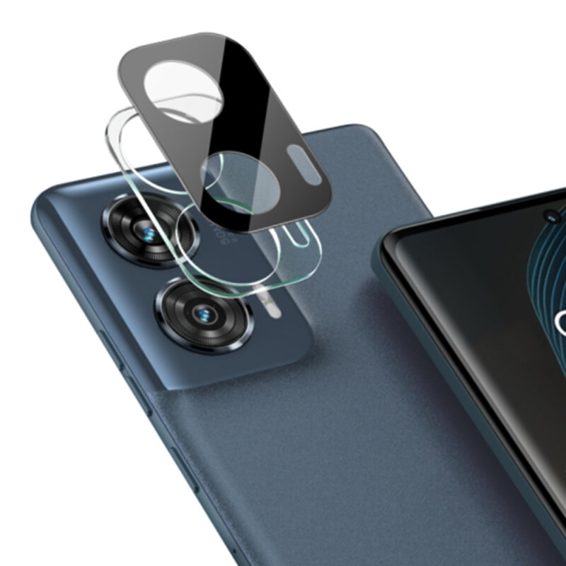 Folie camera Motorola Edge 50 Fusion Techsuit Full Glass, negru