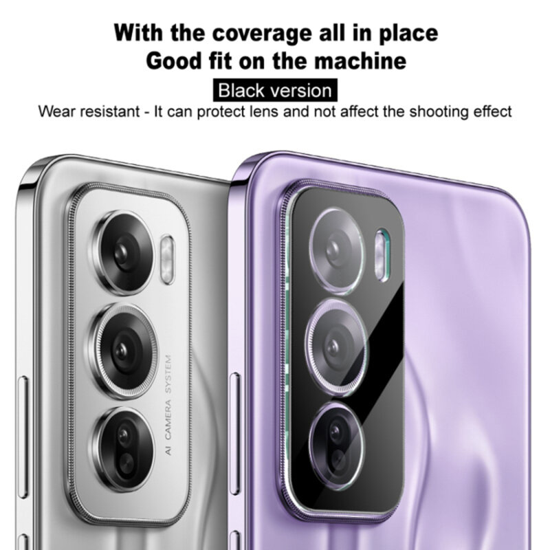 Folie camera Motorola Edge 50 Fusion Techsuit Full Glass, negru