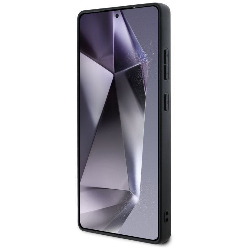 Husa Samsung Galaxy S25 Ultra Guess 4G Ring Classic Logo MagSafe, maro, GUHMS25LG4GFRW