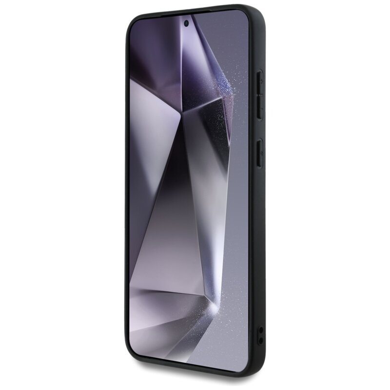 Husa Guess Glitter Script Big 4G Logo Samsung Galaxy S25 cu sclipici, auriu, GUHCS25SHG4SGD