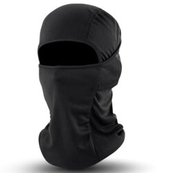 Cagula moto de iarna, fular barbati Techsuit, negru