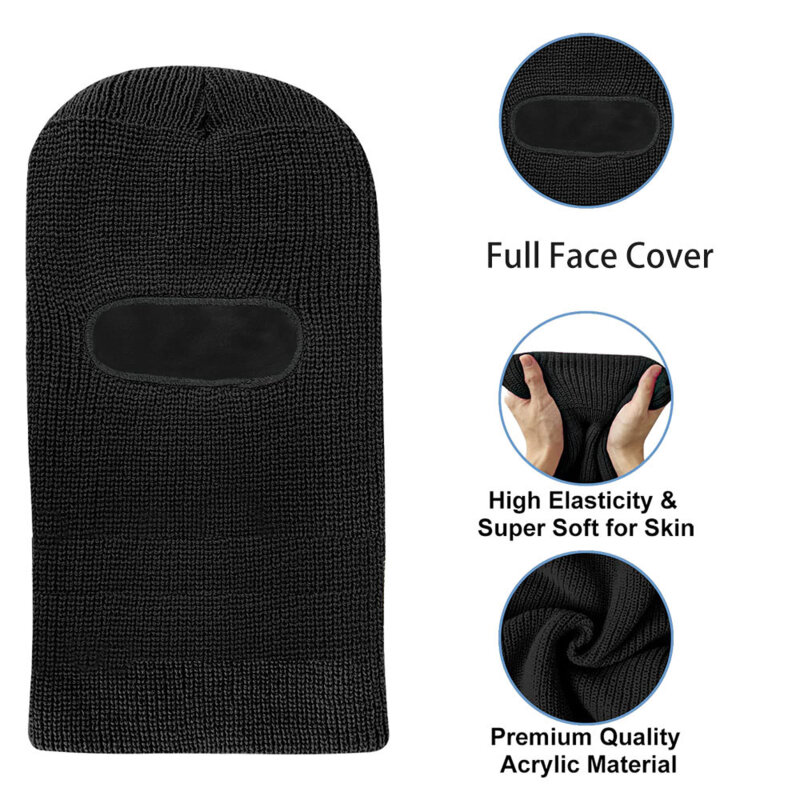 Cagula sport pentru ski Techsuit, termica, universala, negru