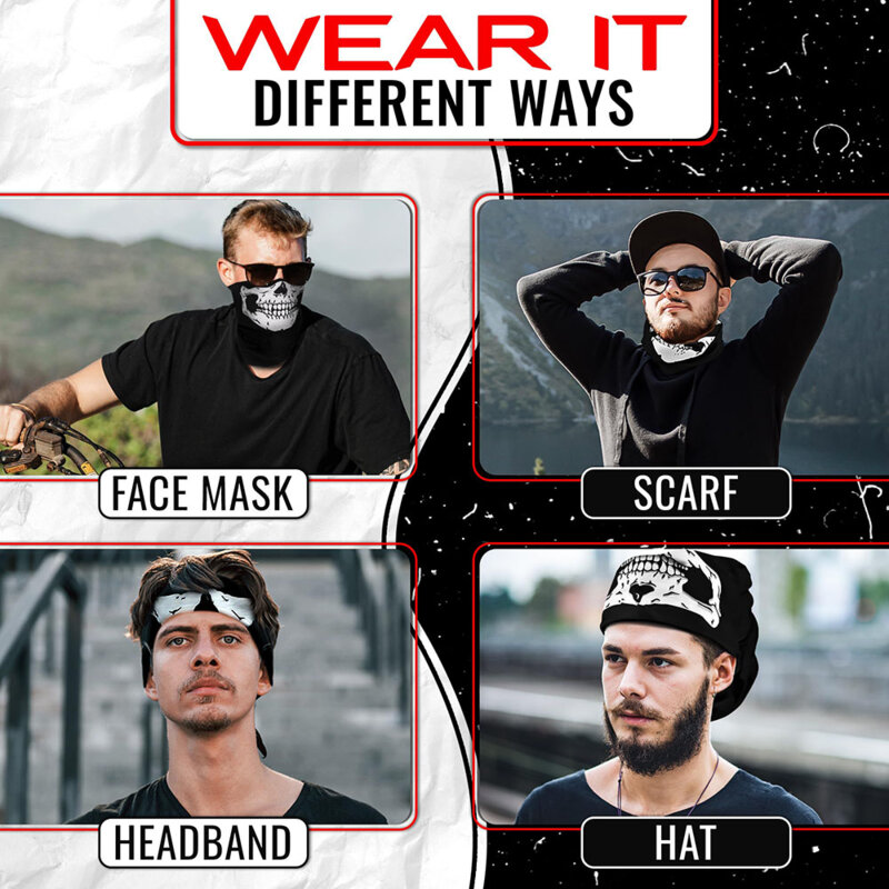 Esarfa moto, masca de protectie, fular circular Techsuit, BLC7