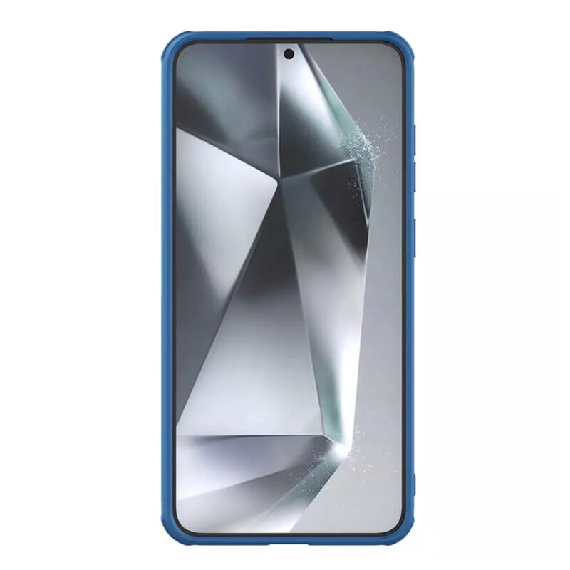 Husa Samsung Galaxy S25 Nillkin Super Frosted Shield Pro, albastru