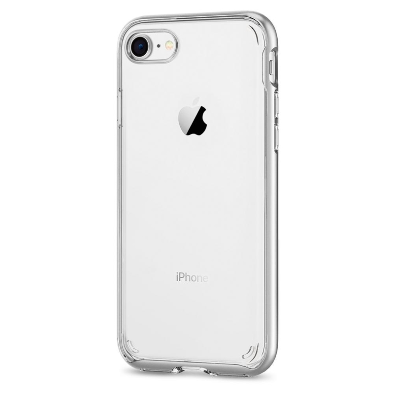 Bumper Spigen iPhone 8 Neo Hybrid Crystal 2 - Satin Silver