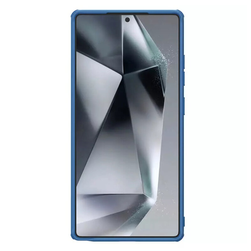 Husa Samsung Galaxy S25 Ultra Nillkin Super Frosted Shield Pro, albastru