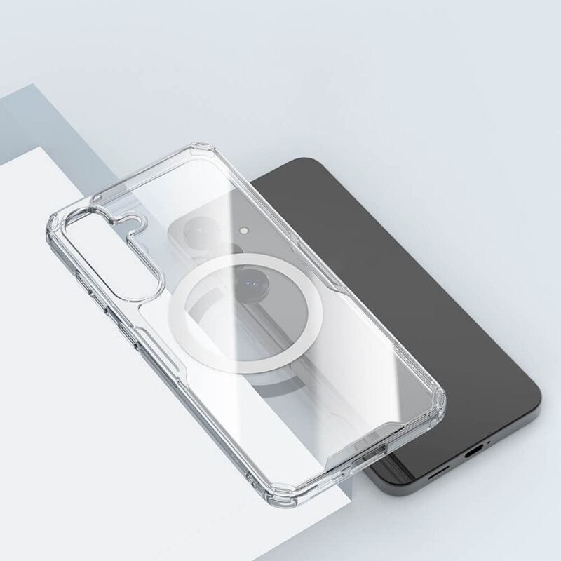 Husa Samsung Galaxy S25 Plus Nillkin Nature TPU Pro Magnetic, transparenta