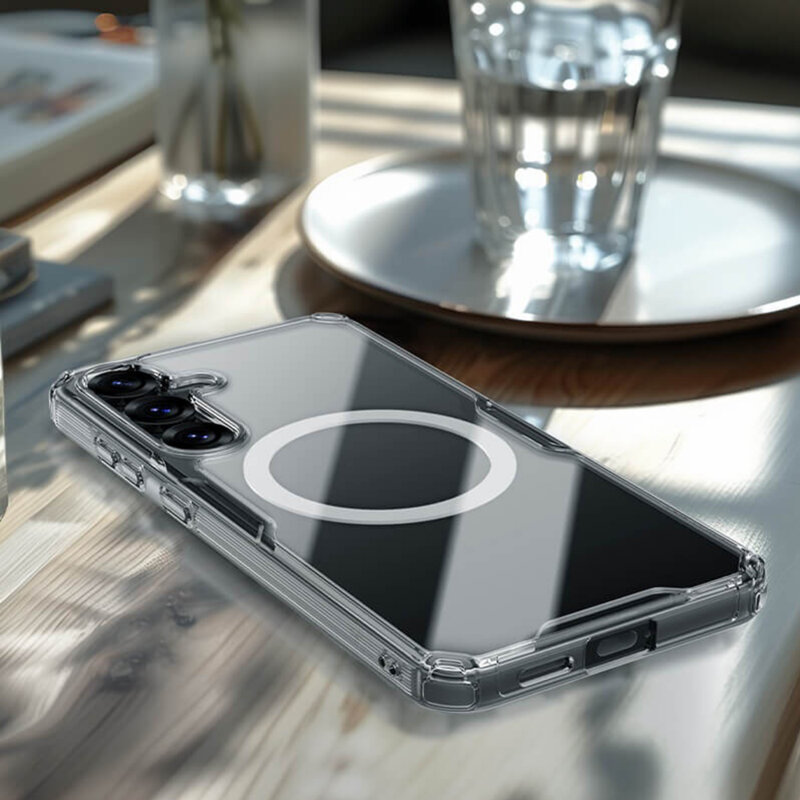 Husa Samsung Galaxy S25 Plus Nillkin Nature TPU Pro Magnetic, transparenta