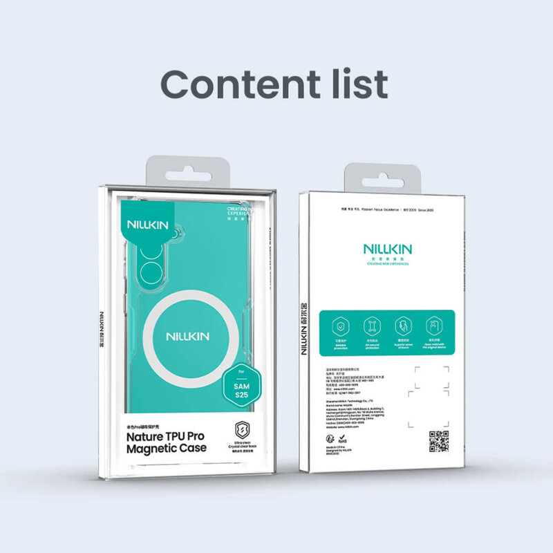 Husa Samsung Galaxy S25 Plus Nillkin Nature TPU Pro Magnetic, transparenta