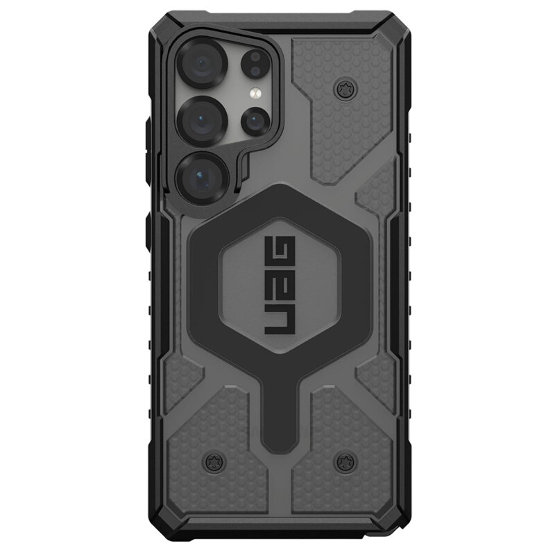 Husa Samsung Galaxy S25 Ultra UAG Pathfinder Clear MagSafe, Ash