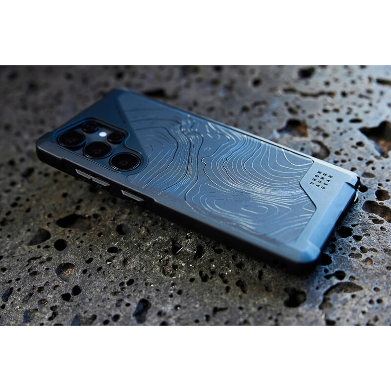 Husa Samsung Galaxy S25 Ultra UAG Metropolis LT MagSafe, Topography Black