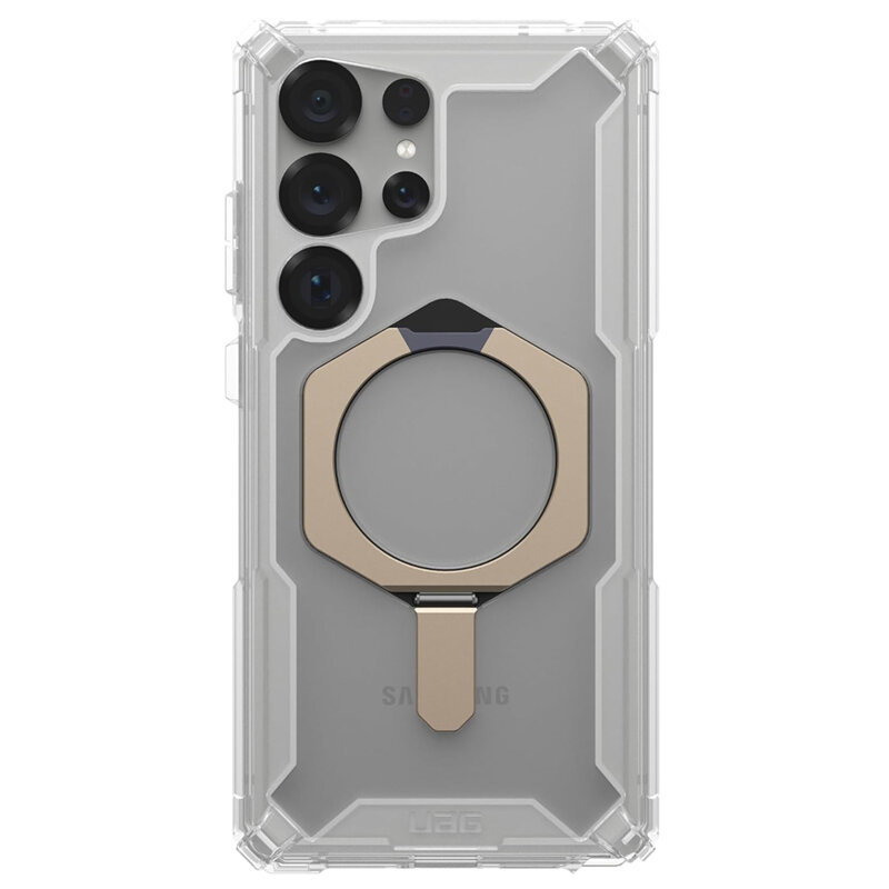 Husa Samsung Galaxy S25 Ultra UAG Plasma XTE MagSafe, Clear Titanium