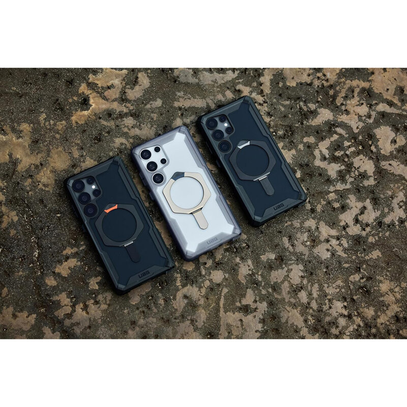 Husa Samsung Galaxy S25 Ultra UAG Plasma XTE MagSafe, Clear Titanium