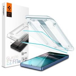 [Pachet 2x] Folie Samsung Galaxy S25 Ultra Spigen Glas.tR EZ Fit HD, transparenta