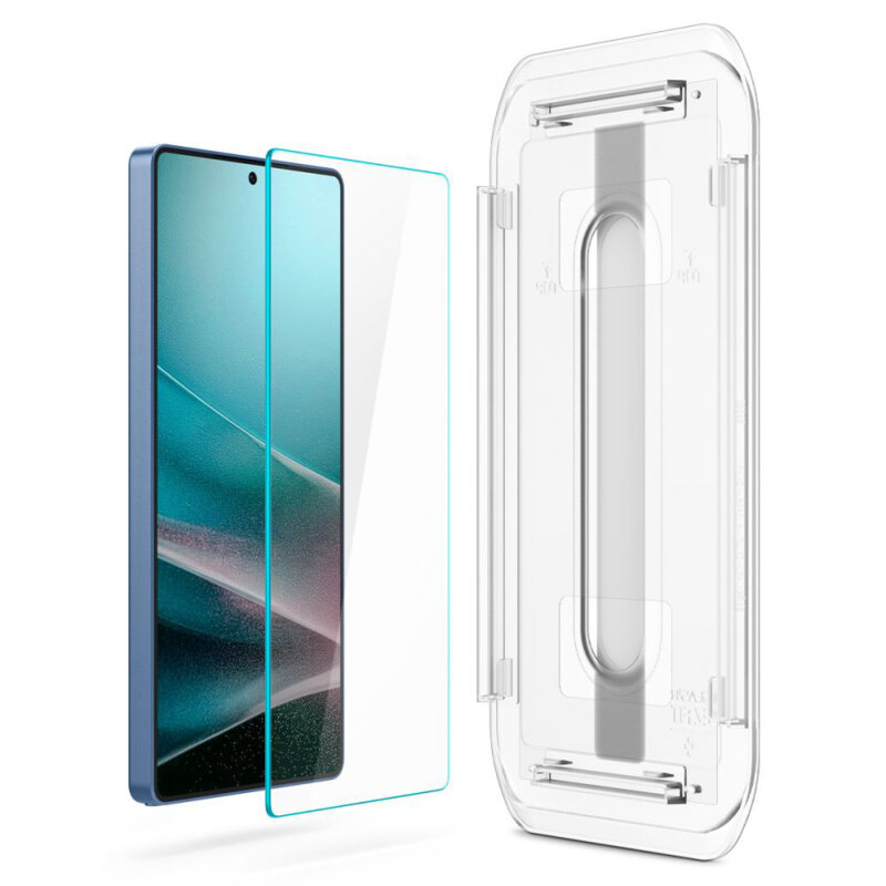 [Pachet 2x] Folie Samsung Galaxy S25 Ultra Spigen Glas.tR EZ Fit HD, transparenta