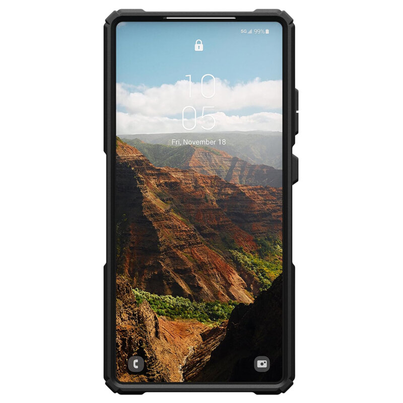 Husa Samsung Galaxy S25 Ultra UAG Plasma XTE MagSafe, Black / Orange