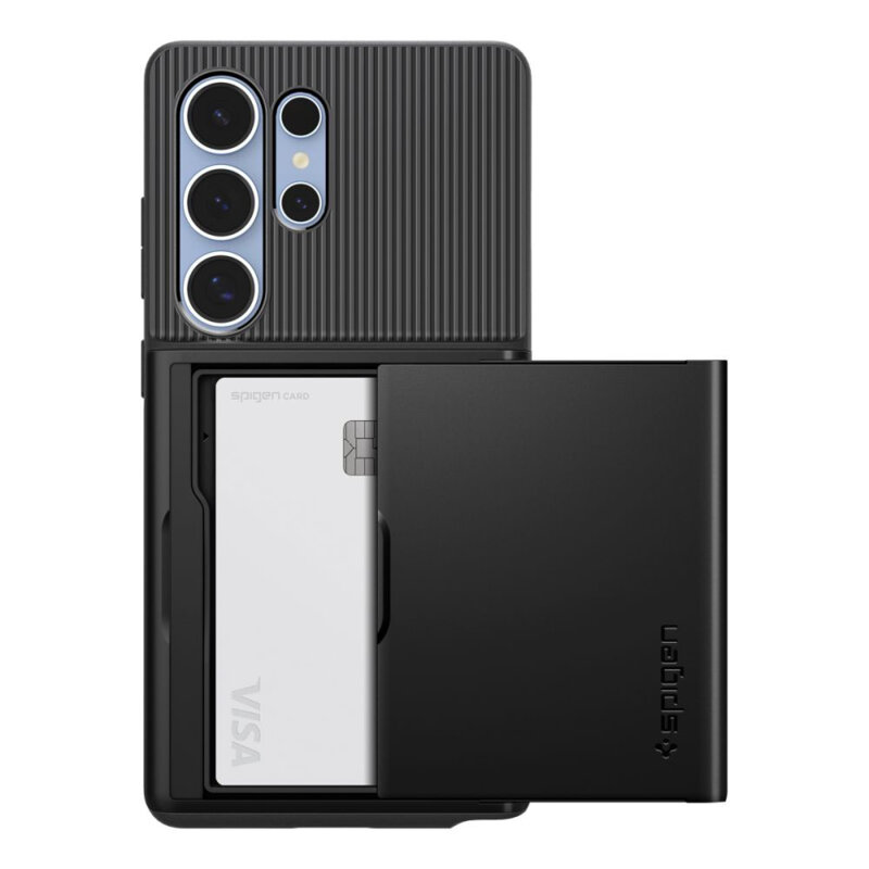 Husa Samsung Galaxy S25 Ultra Spigen Slim Armor CS, negru
