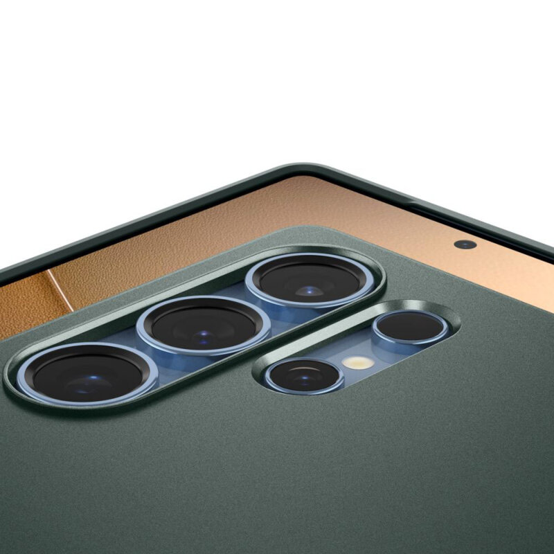 Husa Samsung Galaxy S25 Ultra Spigen Thin Fit MagSafe, verde inchis