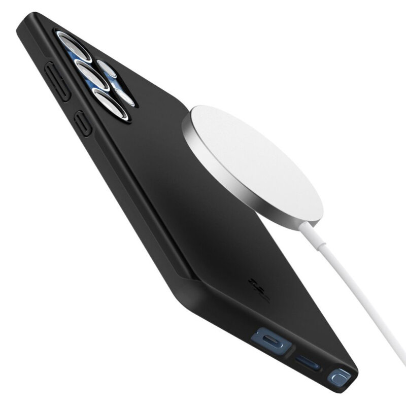 Husa Samsung Galaxy S25 Ultra Spigen Thin Fit MagSafe, negru
