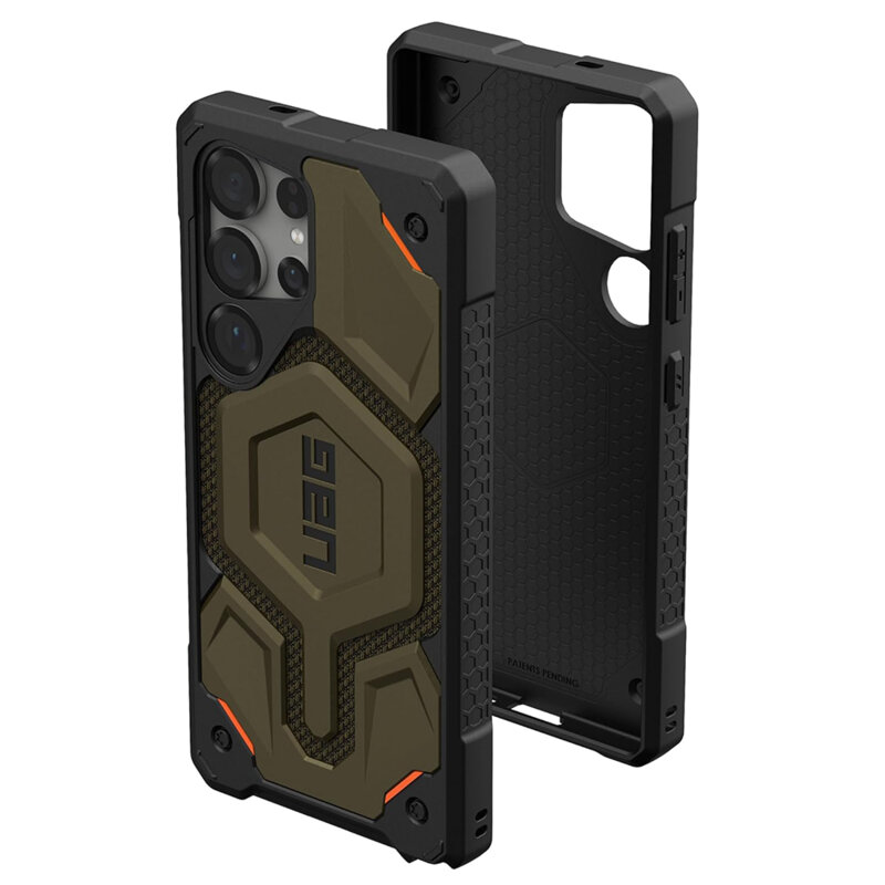 Husa Samsung Galaxy S25 Ultra UAG Monarch Pro MagSafe, Kevlar Element Green