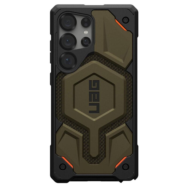 Husa Samsung Galaxy S25 Ultra UAG Monarch Pro MagSafe, Kevlar Element Green