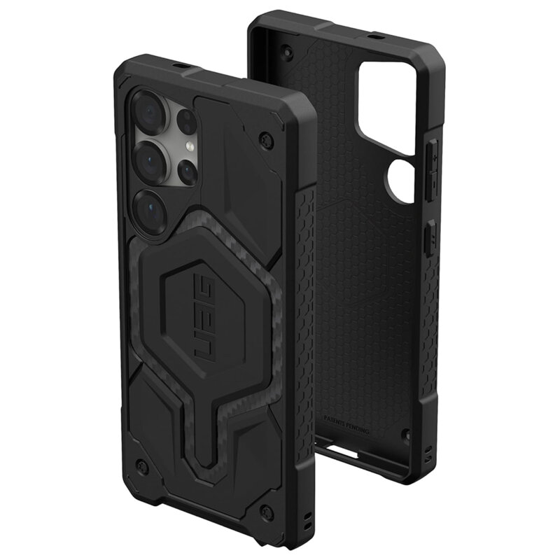 Husa Samsung Galaxy S25 Ultra UAG Monarch Pro MagSafe, Carbon Fiber