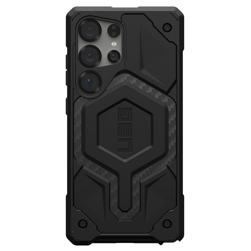 Husa Samsung Galaxy S25 Ultra UAG Monarch Pro MagSafe, Carbon Fiber