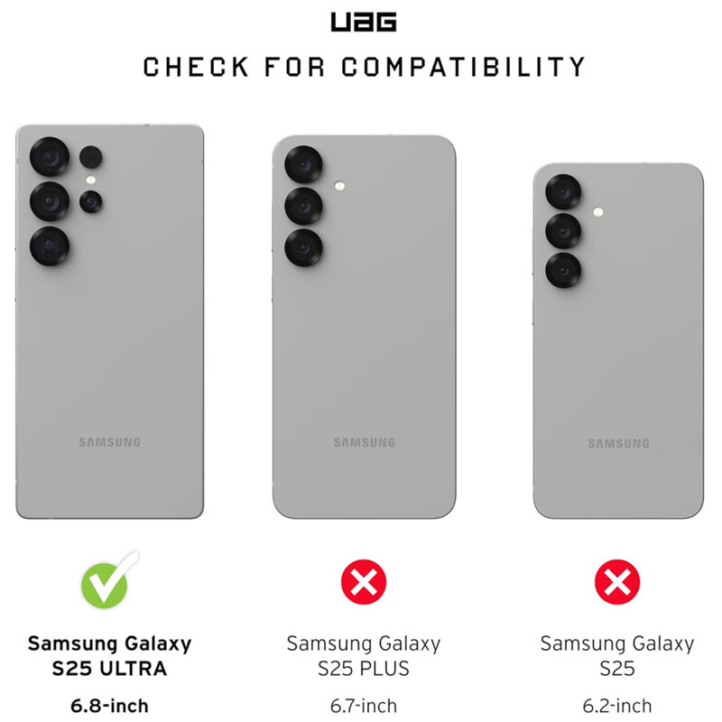 Husa Samsung Galaxy S25 Ultra UAG Essential Armor MagSafe, Black