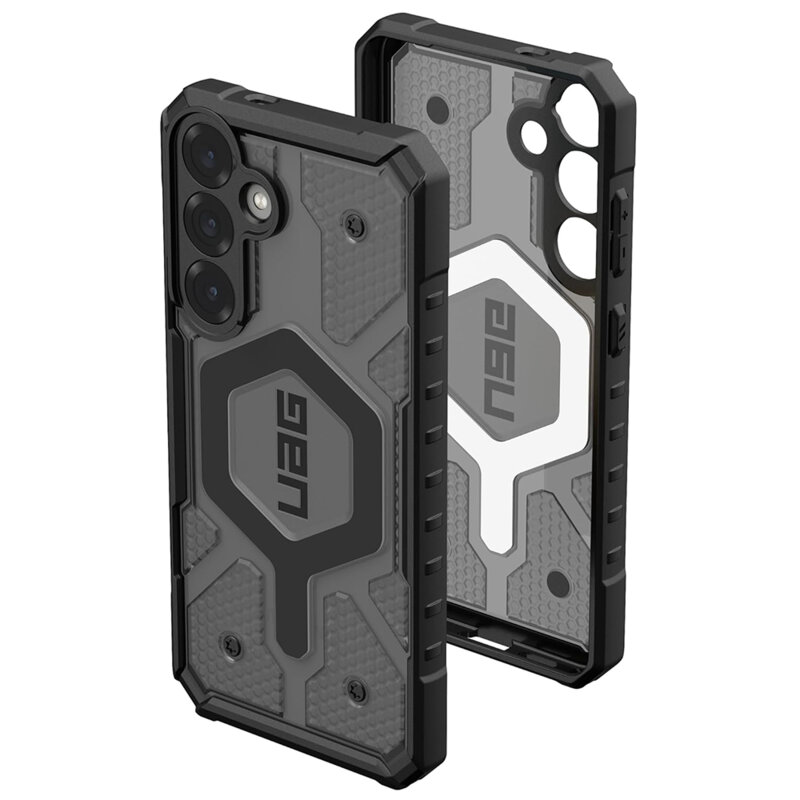 Husa Samsung Galaxy S25 Plus UAG Pathfinder Clear MagSafe, Ash