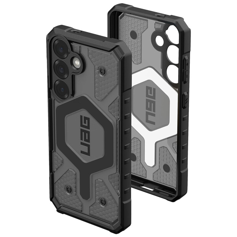 Husa Samsung Galaxy S25 UAG Pathfinder Clear MagSafe, Ash